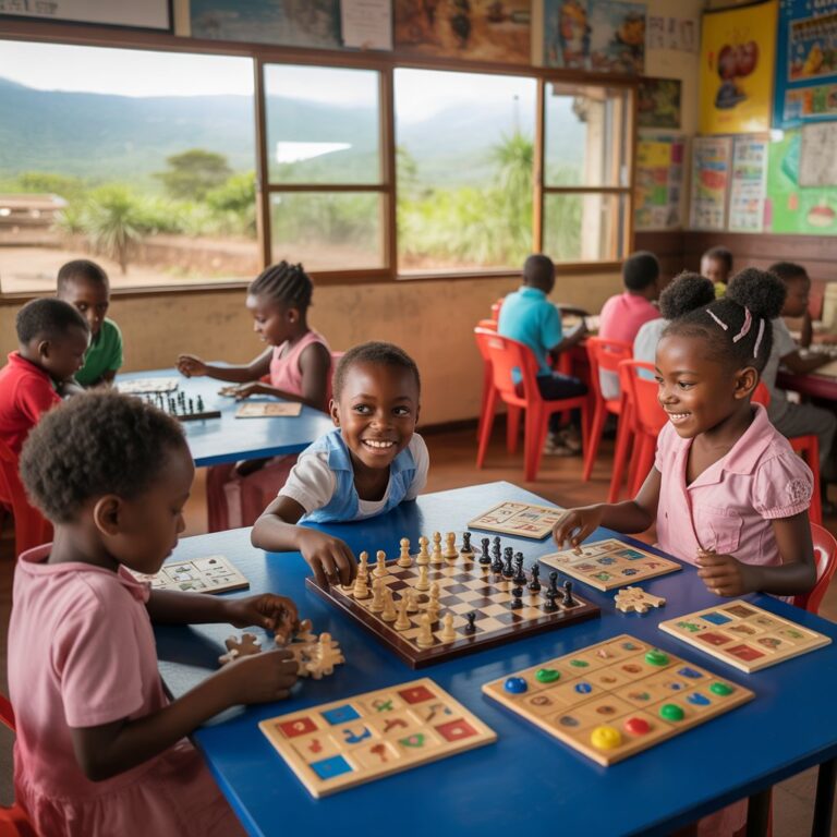 Indoor Skills & Games: Board games and logic training