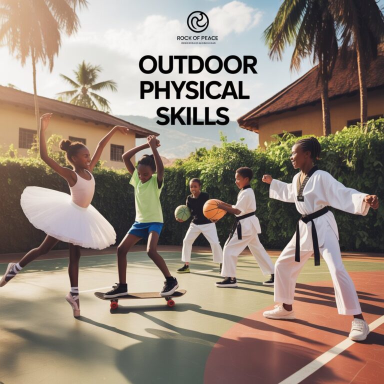 Outdoor Physical Skills: Ballet, skating, basketball, martial arts